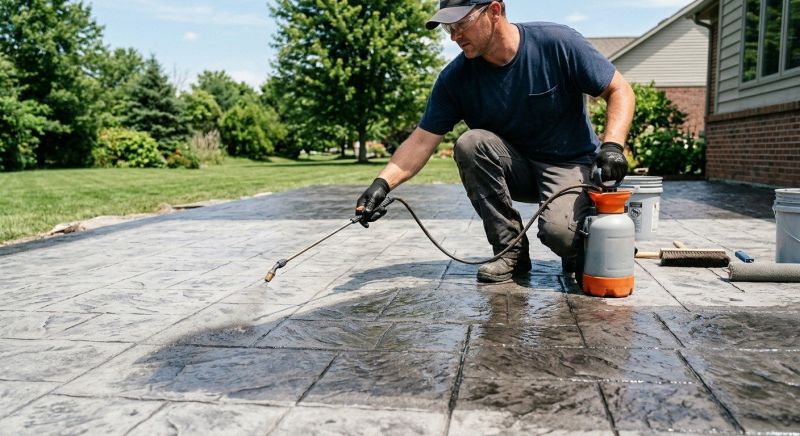 Indoor Concrete Staining