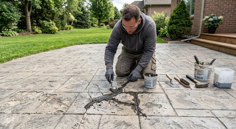 Decorative Concrete Repair in Rockville, MD