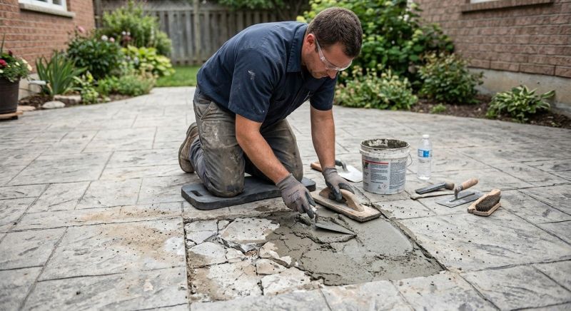 Decorative Concrete Repair in Longmont, CO